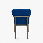 Cedar Acacia Wood Dining Chair | Blue