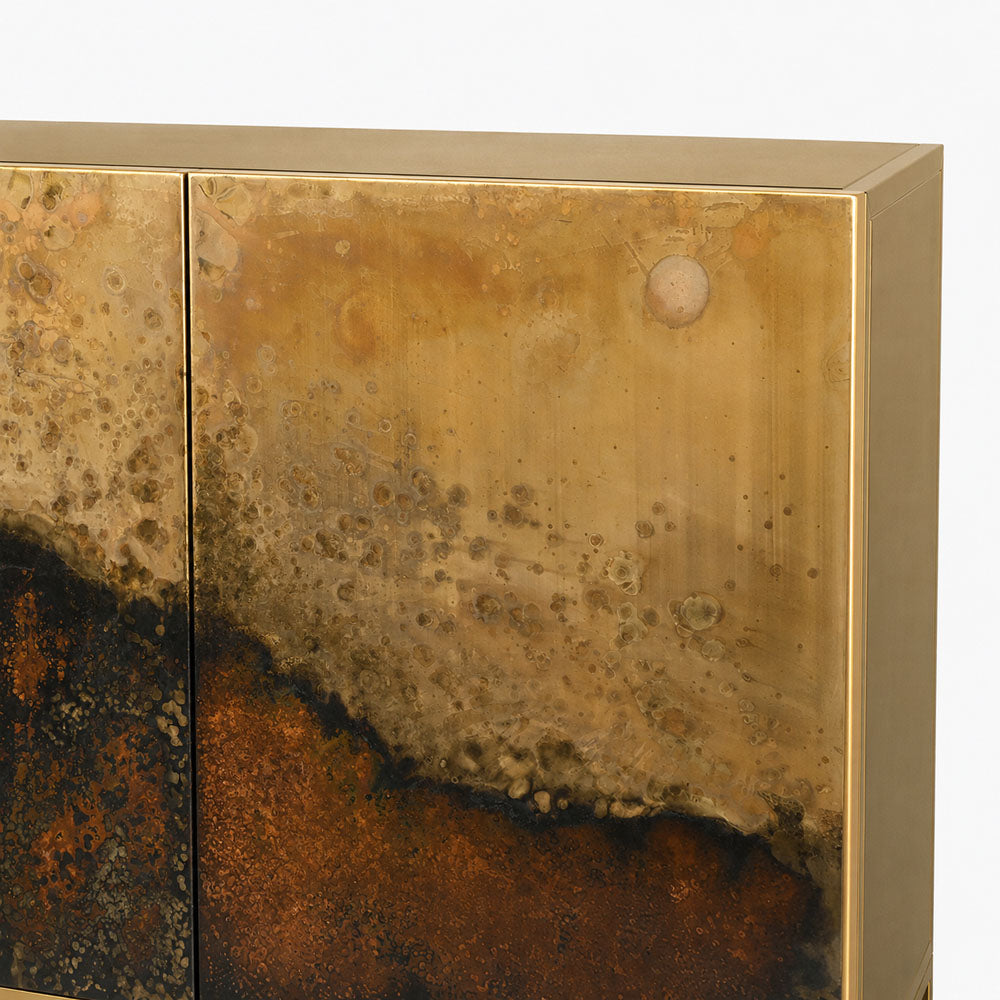 Stella Iron Cabinet | Rust