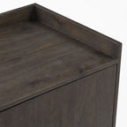 Myrna Mango Wood Media Unit | Walnut