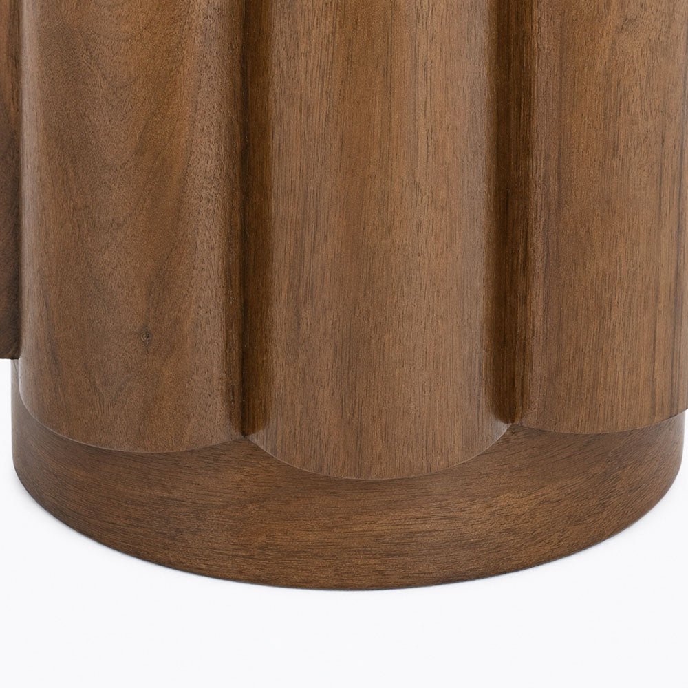 Dean Mango Wood Side Table | Honey