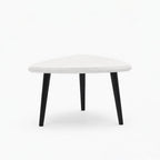 Milan Mango Wood Coffee Table | White