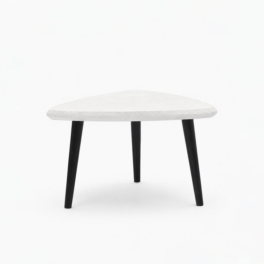 Milan Mango Wood Coffee Table | White