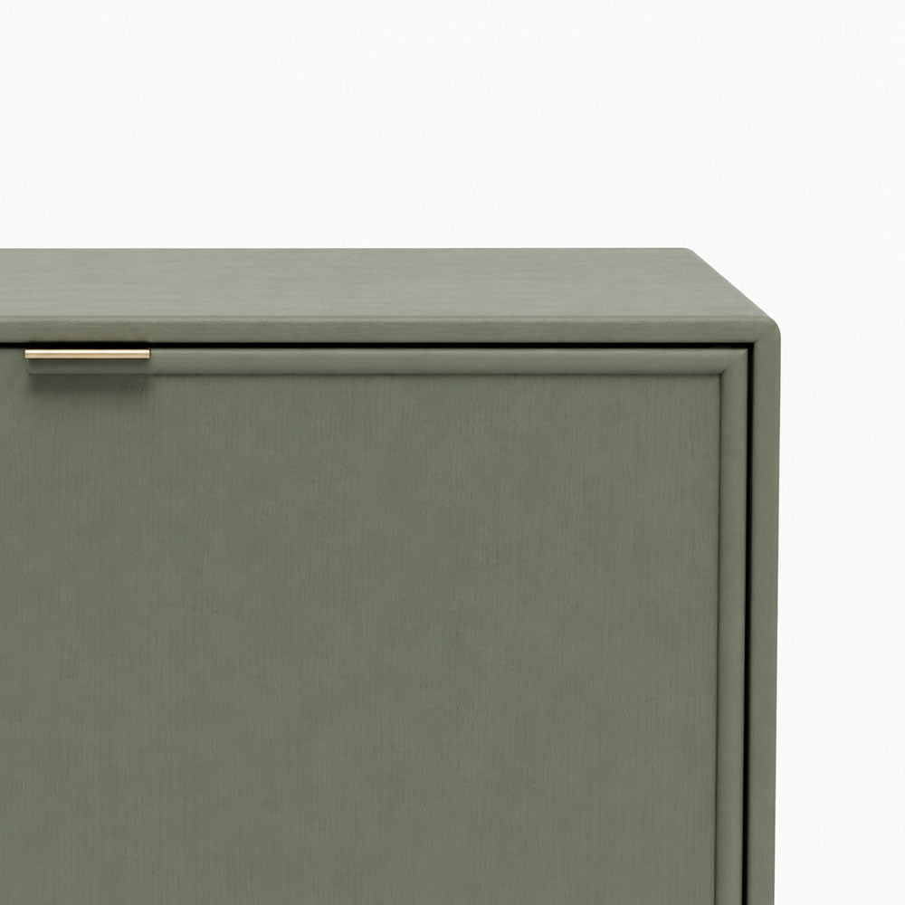 Aurelia Mango Wood Cabinet | Green | Light Wood