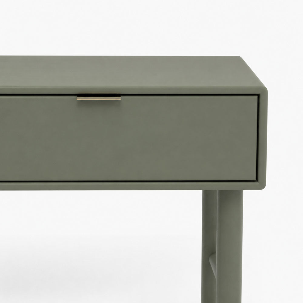 Aurelia Mango Wood Console Table | Green | Light Wood