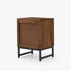Roxana Mango Wood Side Table | Brown | Jute Side Table