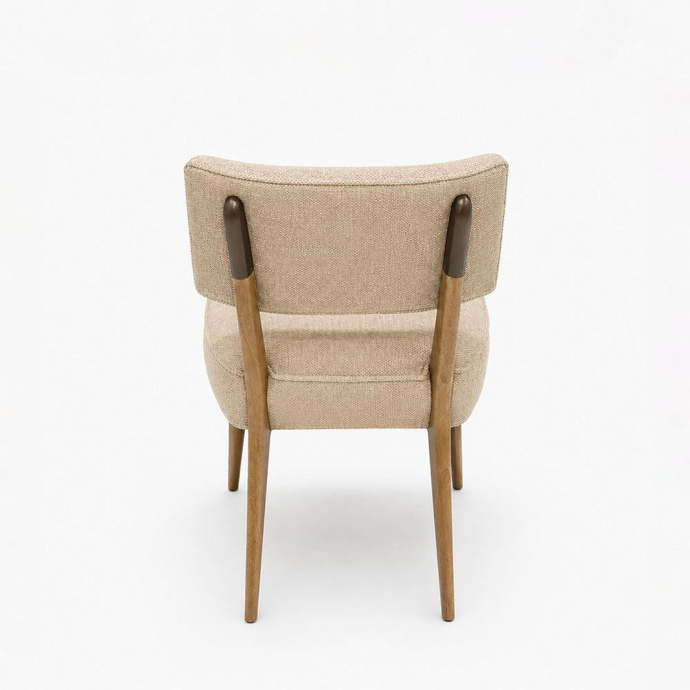 Hayes Polyester Dining Chair | Beige