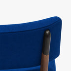 Hayes Polyester Dining Chair | Blue