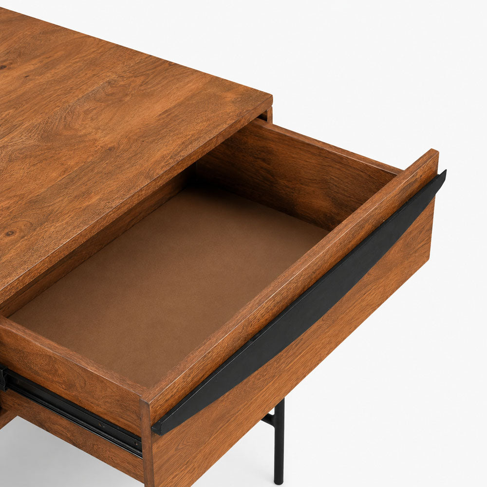 Dalton Mango Wood Console Table | Honey