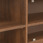 Lux Mango Wood Media Unit | Brown