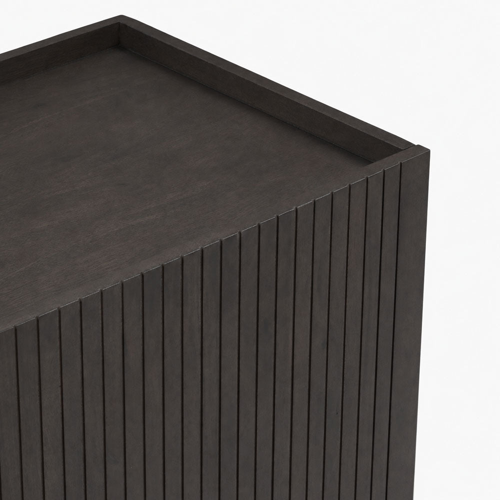 Tessa Mango Wood Media Unit | Walnut