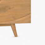 Tess Mango Wood Media Unit | Natural