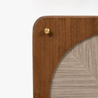 Myra Mango Wood Bedside Table | Walnut