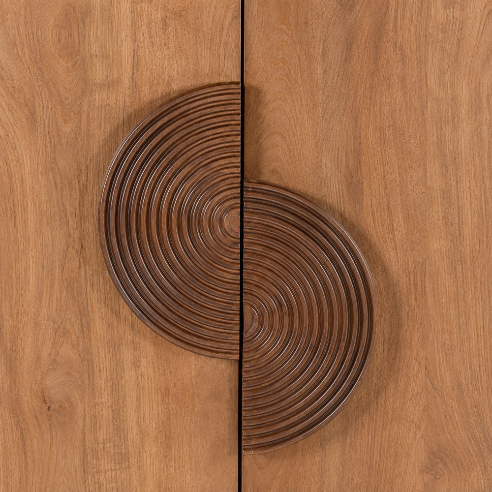 Dane Mango Wood Cabinet | Honey