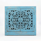 Sirena Mango Wood Cabinet | Blue Wash