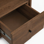 Lux Mango Wood Bedside Table | Brown