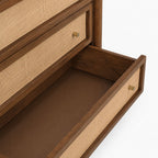 Bowen Mango Wood Drawer Chest | Brown
