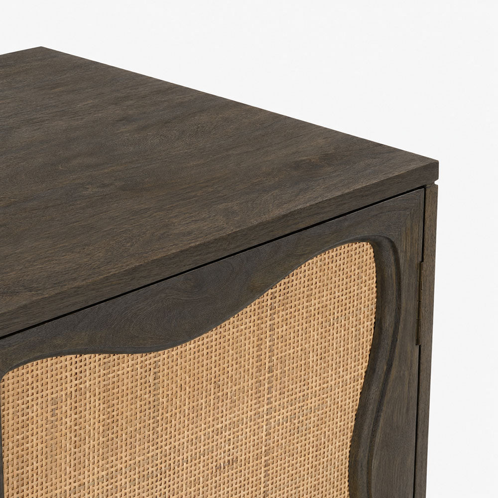 Marco Mango Wood Cabinet | Walnut