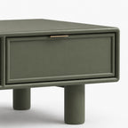 Aurelia Mango Wood Coffee Table | Green | Light Wood