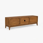 Andrew Mango Wood Media Unit | Brown