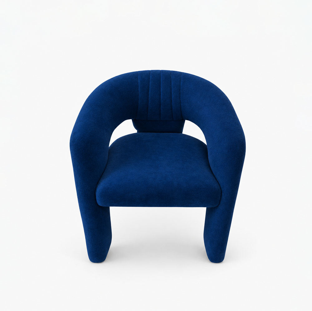 Hemlock Polyester Dining Chair | Blue