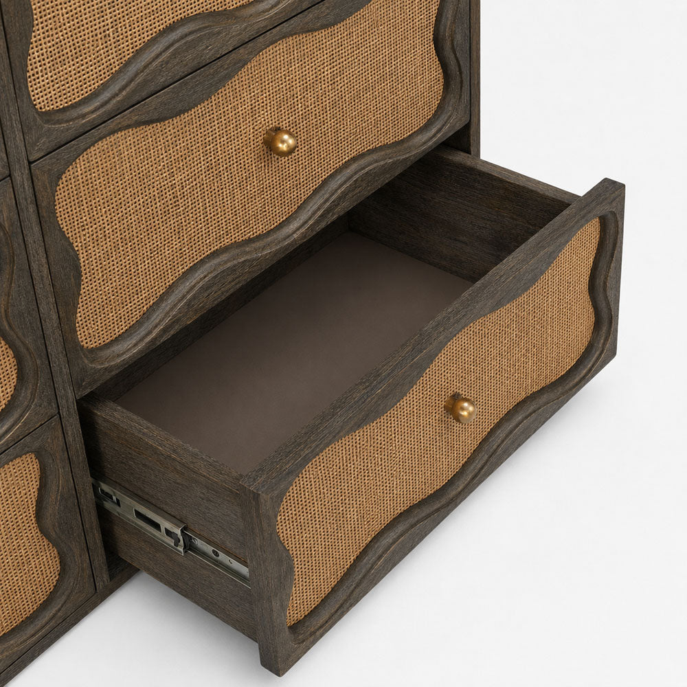 Paxton Mango Wood Drawer Chest | Walnut