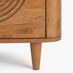 Aviso Mango Wood Bedside Table | Honey