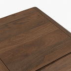 Lux Mango Wood Bedside Table | Brown