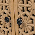Nyla Mango Wood Cabinet | Natural
