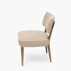 Hayes Polyester Dining Chair | Beige