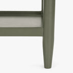 Diana Mango Wood Bedside Table | Green | Blue
