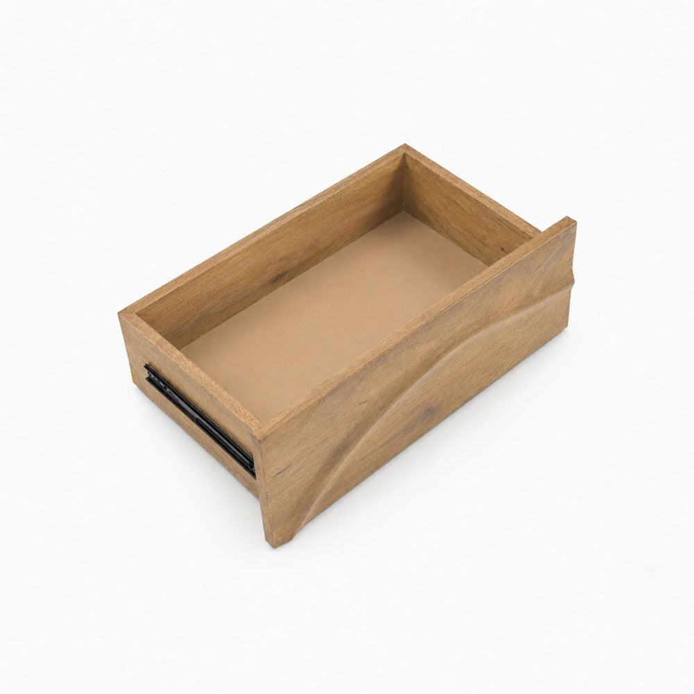 Tess Mango Wood Media Unit | Natural