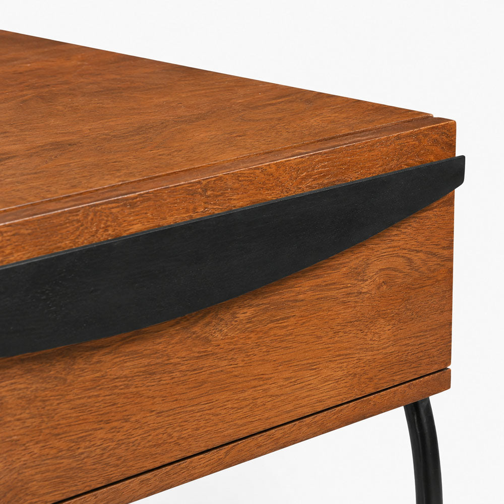 Dalton Mango Wood Console Table | Honey