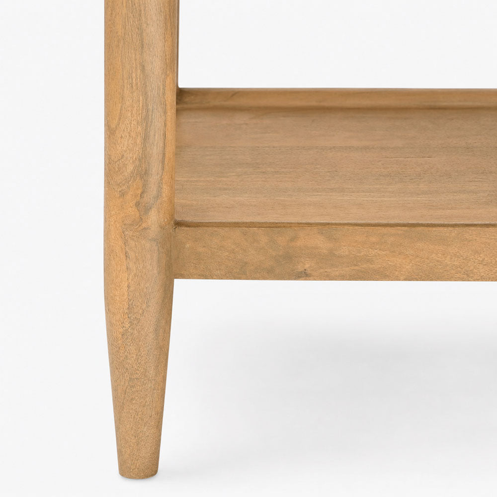 Diana Mango Wood Bedside Table | Natural