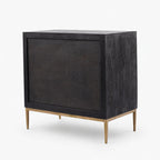 Brio Mango Wood Cabinet | Charcoal