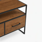 Martina Mango Wood Media Unit | Honey