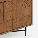 Stellan Mango Wood Cabinet | Natural