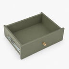 Diana Mango Wood Bedside Table | Green | Blue