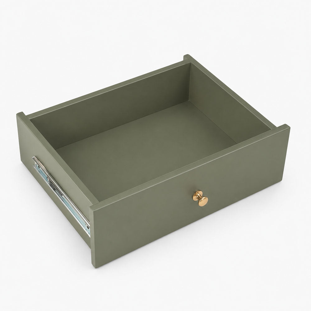 Diana Mango Wood Bedside Table | Green | Blue