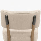 Hayes Polyester Dining Chair | Beige