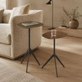 Ash Iron Nesting Side Tables with Brass & Copper Finish - Set of 2